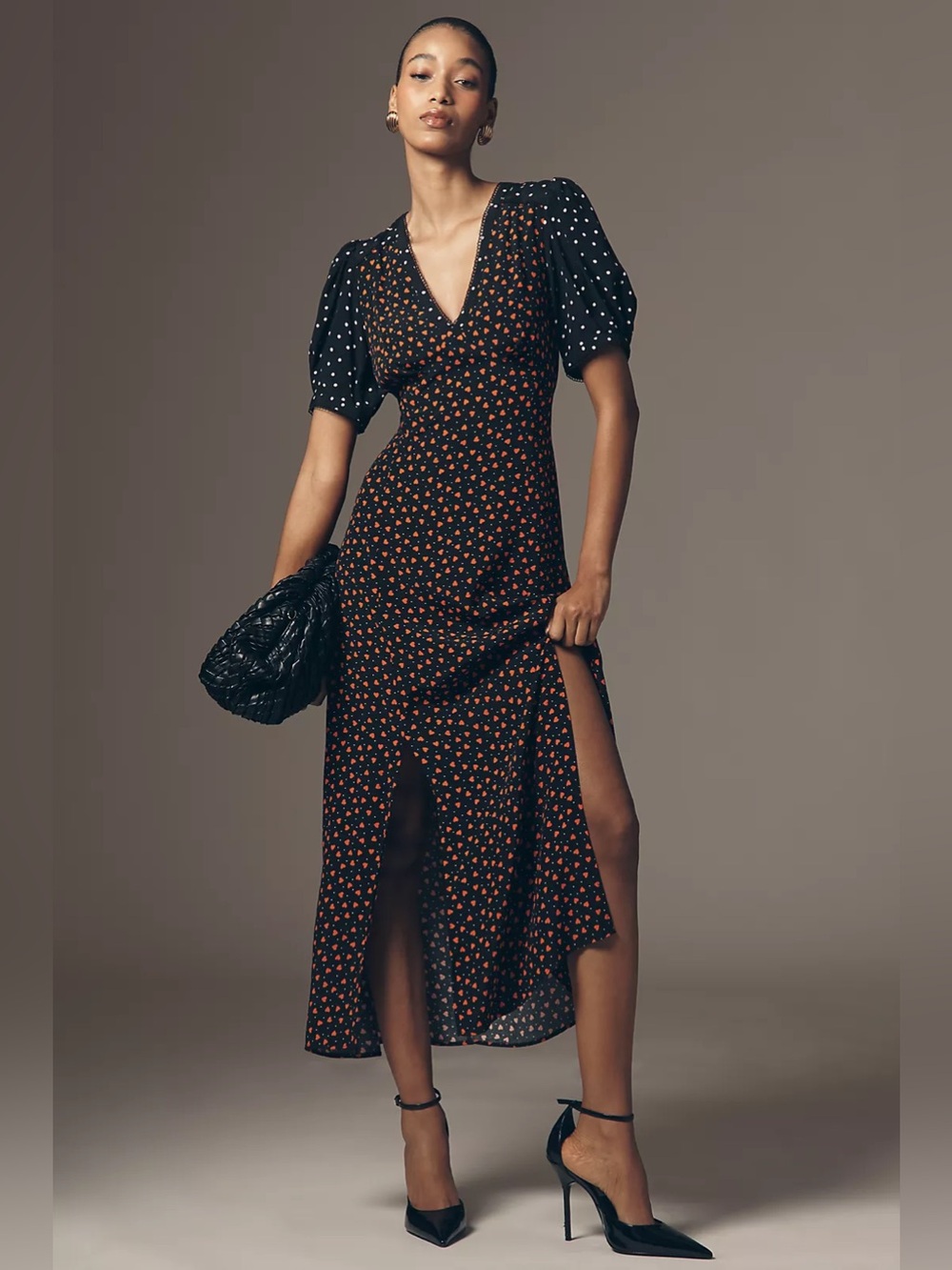 NWT Maeve V-Neck A-Line Maxi Dress
